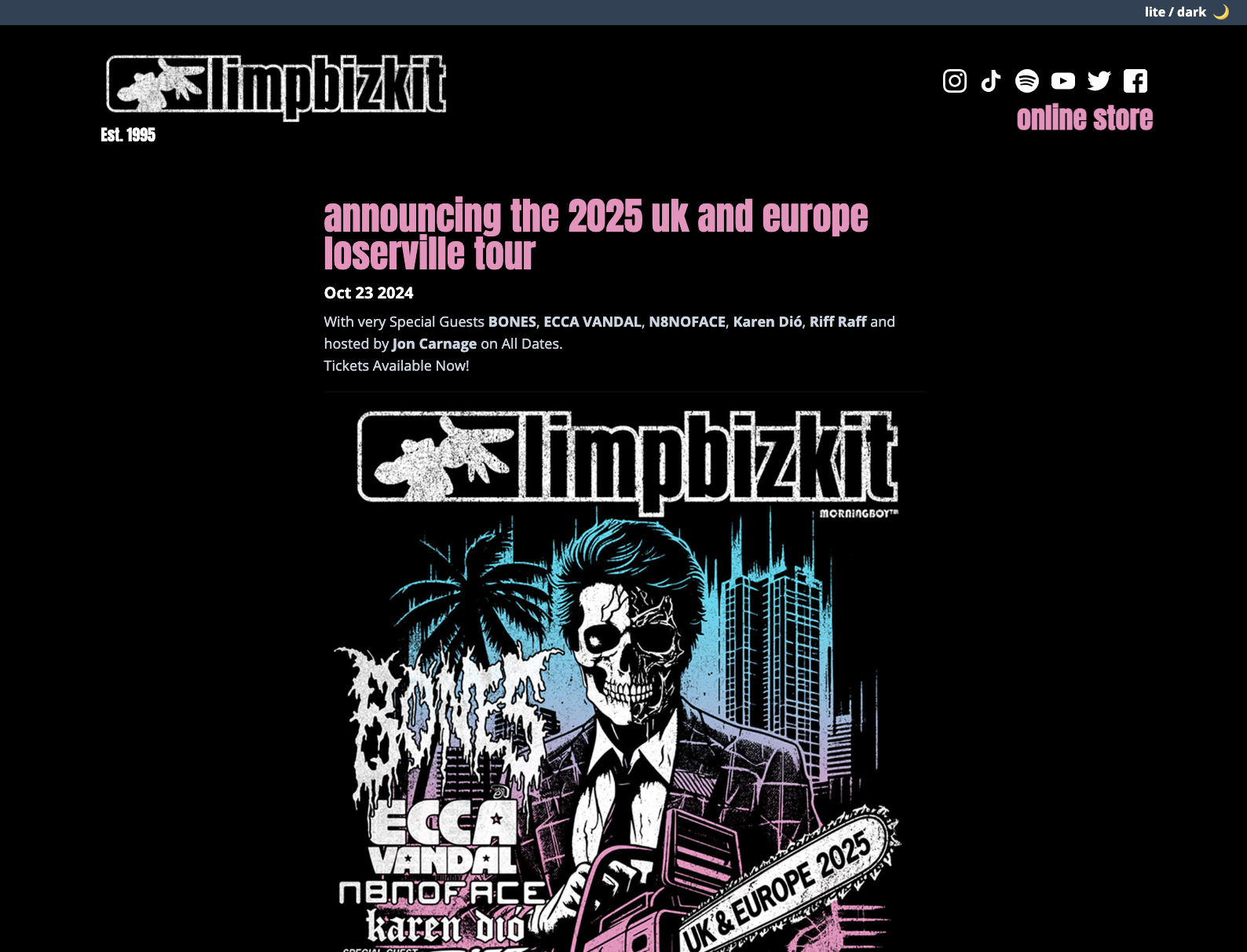 Limp Bizkit Screenshot 1